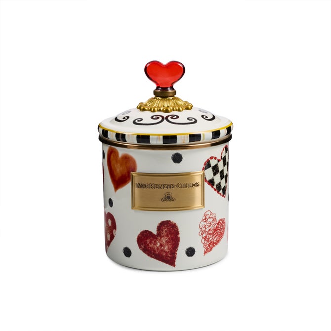 MacKenzie-Childs – Love Small Canister