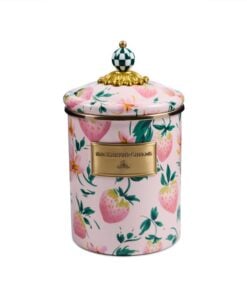 MacKenzie-Childs – Strawberry Medium Canister