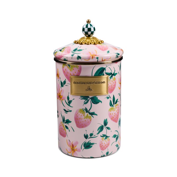 MacKenzie-Childs – Strawberry Large Canister