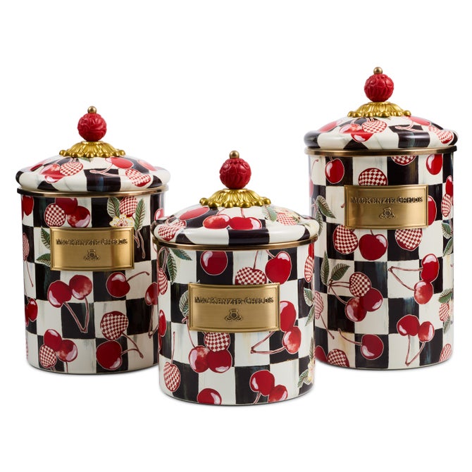 MacKenzie-Childs – Mon Cheri Large Canister - Image 2
