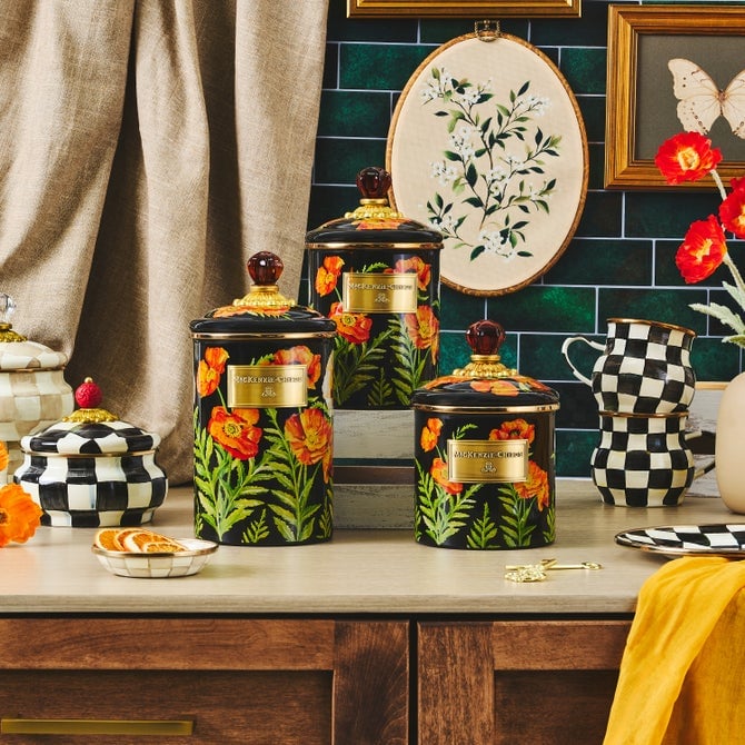 MacKenzie-Childs – Poppy Medium Canister - Image 3